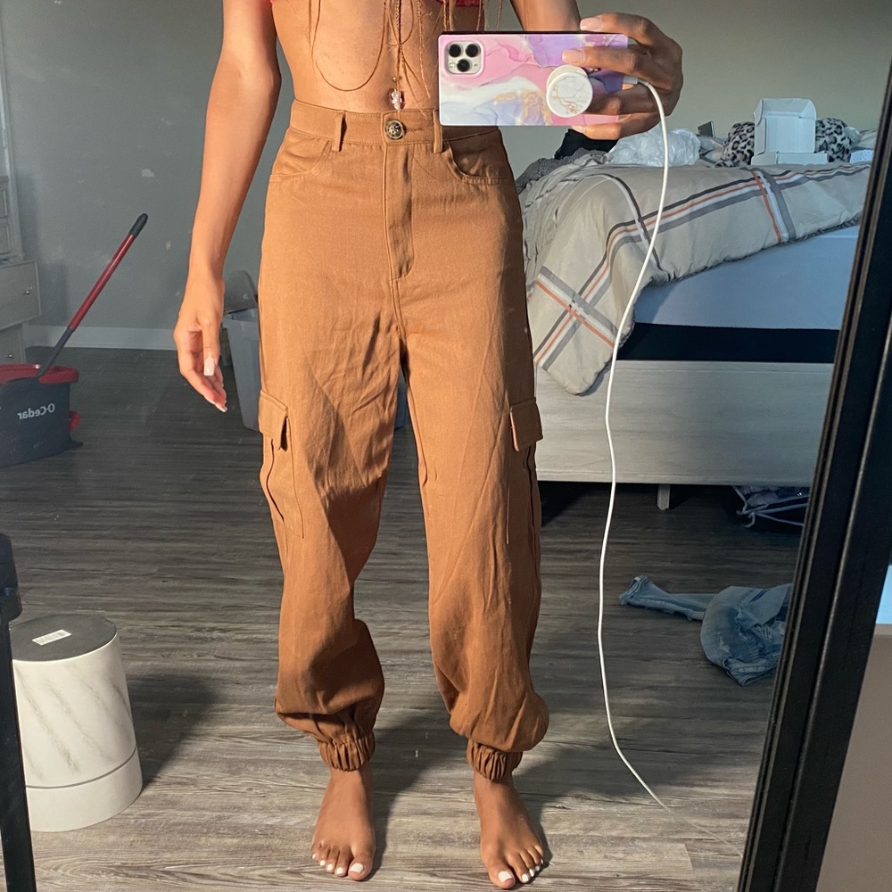 Brown joggers